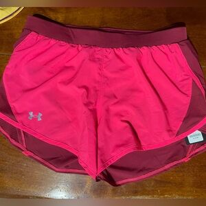 Under armour medium pink shorts brand new